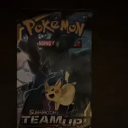 Pokemon Sun & Moon Team Up Booster Pack 10 Cards English Pikachu - Image 1