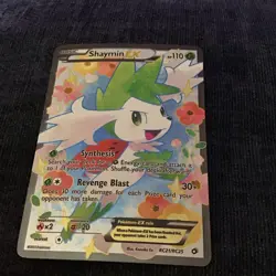 Pokemon TCG Shaymin-EX Full Art Ultra Rare Card RC21/RC25 2013 Legendary Holo - Image 1