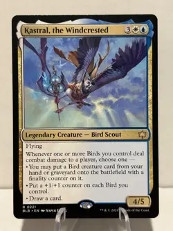 Kastral, the Windcrested 221 R Bloomburrow NM MTG - Image 1