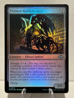 Twisted Riddlekeeper 14 U Modern Horizons 3 FOIL NM MTG - Image 1