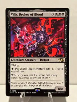 Vilis, Broker of Blood (Anime) 70 R Foundations Jumpstart NM MTG - Image 1