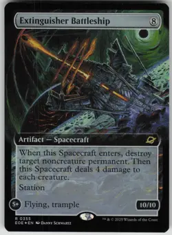 MTG TCG Extinguisher Battleship (Extended Art) R Edge of Eternities 355 - Image 1