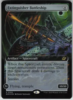 MTG TCG Extinguisher Battleship (Extended Art) R Edge of Eternities 355 - Image 1
