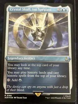 Crystal Skull, Isu Spyglass (Foil Etched) Universes Beyond: Assassin's Creed NM - Image 1