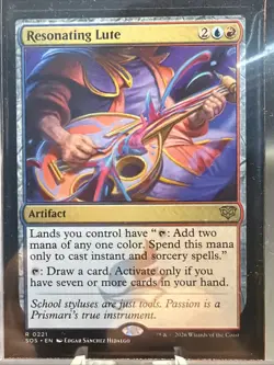 Resonating Lute 0221 Secrets of Strixhaven Regular Magic The Gathering - Image 2
