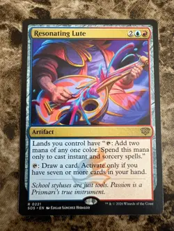 RESONATING LUTE Magic MTG Secrets of Strixhaven - Image 1