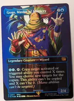 Magic The Gathering Final Fantasy (Borderless Foil) #377 Gogo Master of Mimicry - Image 1