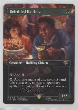 Borderless Scene Delighted Halfling Magic: Tales of Middle Earth LTR - Image 1
