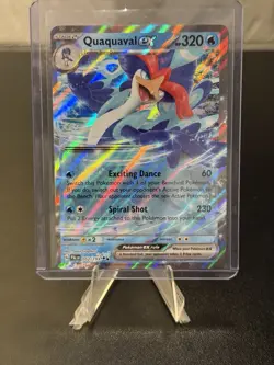 Quaquaval ex 052/193 Sv02: Paldea Evolved Holo Double Rare NM Pokemon TCG - Image 1