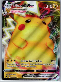 Pikachu Vmax 044/185 - Pokemon SWSH04: Vivid Voltage - Full Art Ultra Rare (NM) - Image 1
