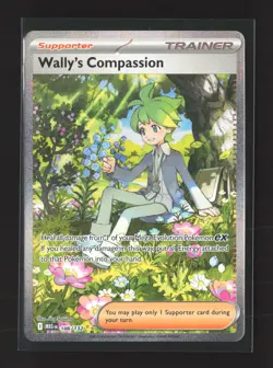 Pokemon ME01: Mega Evolution #186/132 Holo Wally's Compassion - Image 1
