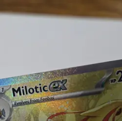 Pokemon Milotic ex 237/191 SV08 Surging Sparks Illustration Rare Full Art Holo - Image 2