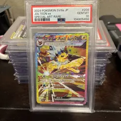 Pokemon Jolteon ex Sv8a Special Art Rare Holo Japanese PSA 10 #209/187 - Image 1