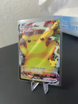 Pokemon TCG Pikachu VMAX SWSH062 SWSH Promo Full Art Holo Card - Image 3