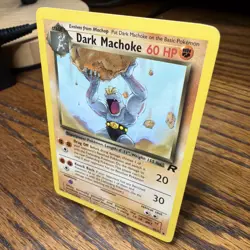2000 Pokemon Team Rocket First Edition Dark Machoke #40/82 - Image 3