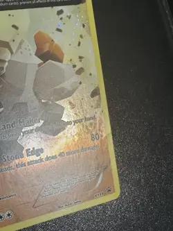 Regirock XY49 Pokemon XY Black Star Promo Holo Crease - Image 4