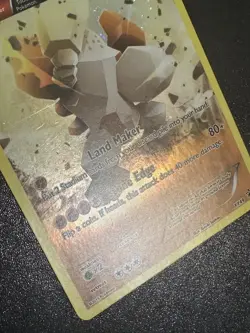 Regirock XY49 Pokemon XY Black Star Promo Holo Crease - Image 5