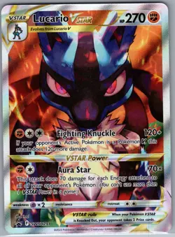 Lucario Vstar SWSH291 - Pokemon TCG SWSH Black Star Promos - Full Art Promo (NM) - Image 1