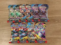 LOT OF 10 Pokemon Mega Evolution Sleeved Booster Packs - In Hand - Various Arts - Image 1