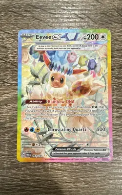 Eevee EX 167/131 SIR Special Illustration Rare Prismatic Evolutions Pokemon - Image 1