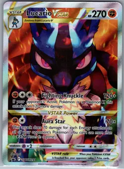 Lucario Vstar SWSH291 - Pokemon TCG SWSH Black Star Promos - Full Art Promo (NM) - Image 1