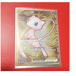 Pokemon Mew EX Full Art Promo Gold Metal 151 205/165 180 HP - Image 1