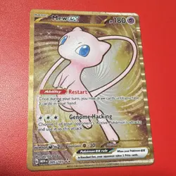 Pokemon Mew EX Full Art Promo Gold Metal 151 205/165 180 HP - Image 2