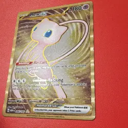 Pokemon Mew EX Full Art Promo Gold Metal 151 205/165 180 HP - Image 4