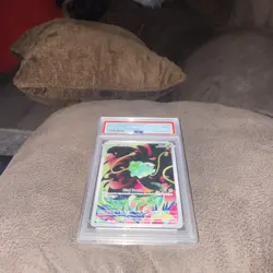 Pokemon Bulbasaur Mega Evolution Illustration Rare Holo PSA 9 133/132 2025 - Image 1