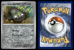 GALARIAN STUNFISK 106/159 COMMON JOURNEY TOGETHER REVERSE HOLO POKEMON NM - Image 1
