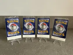 SET TWO - 1999 Pokemon First Movie Set x4 Vintage Sealed WB Black Star Promo - Image 2
