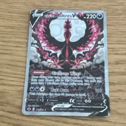 Pokemon Galarian Moltres V Alternate Full Art Ultra Rare Holo 220 HP 177/198 - Image 1