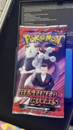 Pokemon Very Heavy (22.70gs!) Destined Rivals Booster Pack Factory Sealed - Image 2