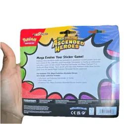 Pokemon TCG Mega Evolution–Ascended Heroes Promo Booster Sticker 3-Pack - Image 2