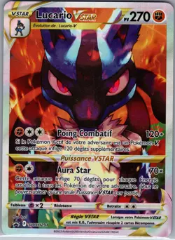 Lucario Vstar SWSH291 - Pokemon TCG SWSH Black Star Promos - Full Art Promo (NM) - Image 1