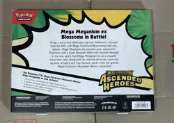 Pokemon -NEW- Ascended Heros Mega Meganium Ex Box Factory Sealed - NEW - Image 2