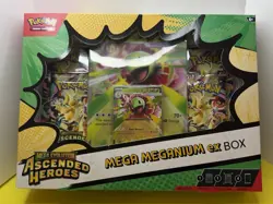 Pokemon Mega Evolution Ascended Heros Mega Meganium Ex Box Factory Sealed - Image 1