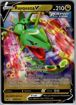 Rayquaza V SWSH147 - Pokemon TCG SWSH Black Star Promos - Holo Promo (NM) - Image 1