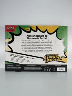Pokemon TCG Meg Evolution Ascended Heroes Meganium ex Box - Factory Sealed New! - Image 2