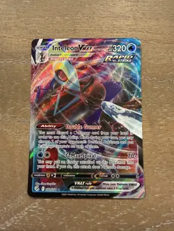 Inteleon VMAX 079/264 Ultra Rare Holo SWSH08: Fusion Strike NM Pokemon - Image 1