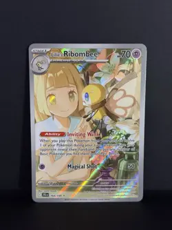 Pokemon - Lillie's Ribombee 164/159 Illustration Rare - Journey Together - NM - Image 1