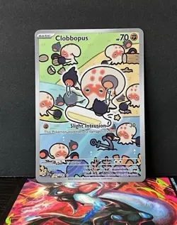 Pokemon Clobbopus 207/191 Surging Sparks Illustration Rare IR NM - Image 1