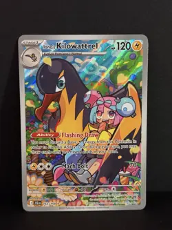 Ionos Kilowattrel Illustration Rare 163/159 - Pokemon Journey Together NM - Image 1