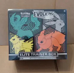 Pokemon SW&SH Evolving Skies Elite Trainer Box Factory SEALED w/ Protector - Image 2