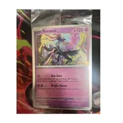 The Pokemon Company Xerneas Mega Evolution Stamped Holo 064/132 Rare sealed - Image 1