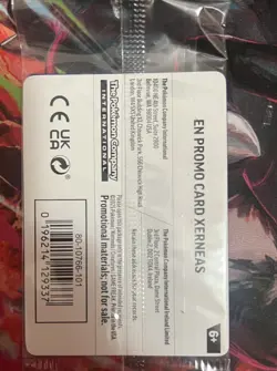 The Pokemon Company Xerneas Mega Evolution Stamped Holo 064/132 Rare sealed - Image 2