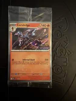 Pokemon Phantasmal Flames STAFF Prerelease Promos Set of 4 Sealed - Image 1