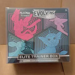 Pokemon SW&SH Evolving Skies Elite Trainer Box Factory SEALED w/ Protector - Image 1