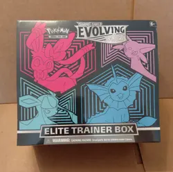 Pokemon SW&SH Evolving Skies Elite Trainer Box Factory SEALED w/ Protector - Image 2