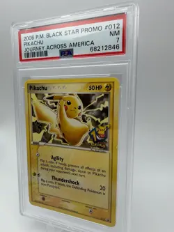 Pokemon Pikachu Black Star Promo Journey Across America #012 PSA 7 2006 POP 68 - Image 2